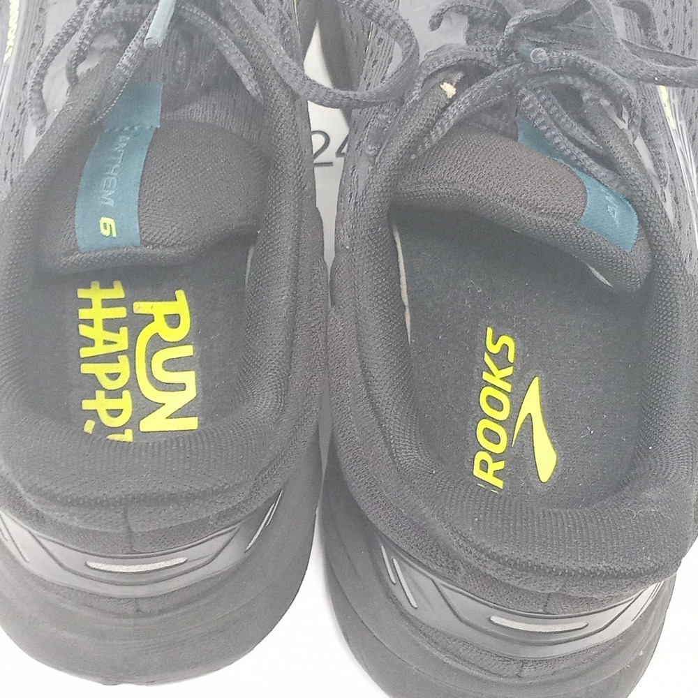 Brooks Anthem 6 Mens Running Shoes Navy Black Yellow 1104141D006 Size 10 - Picture 7 of 10